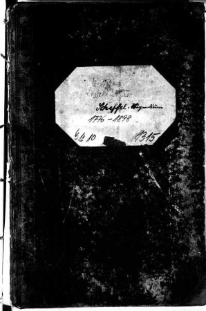 Stammbuch des V. Scheffel Stipendiums