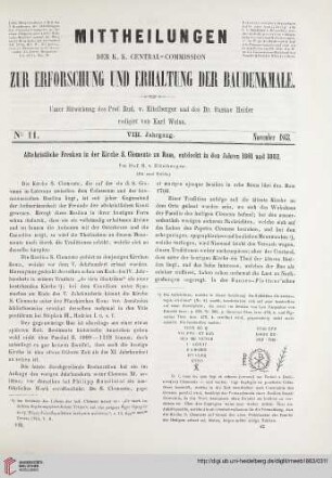 Nr. 11 (November 1863)