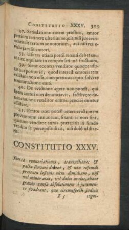 Constitutio XXXV.