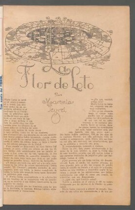 La flor de loto : Ilustró Zavattaro