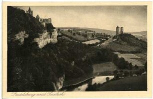 Rudelsburg. Rudelsburg u. Saaleck
