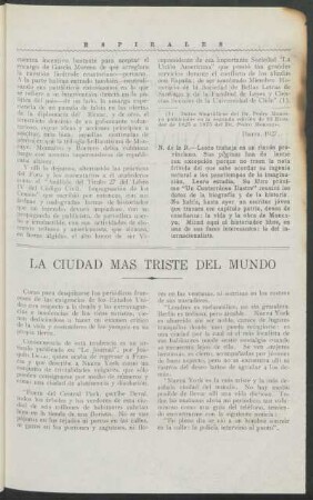 La ciudad más triste del mundo
