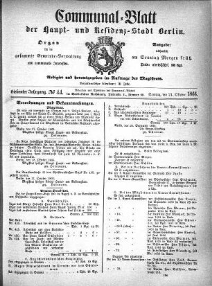 1866,44: No. 44, 21. Oktober 1866