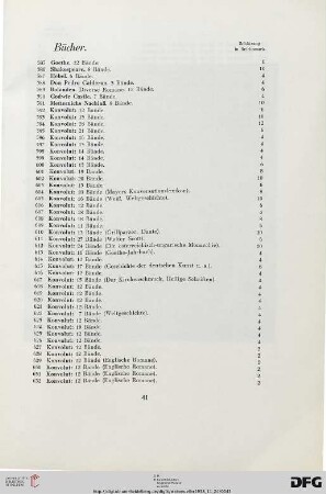 Bücher (Nr. 585-645)