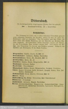 Dittersbach