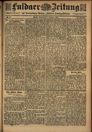 Ausgabe vom Montag, den 09. Dezember 1901.
