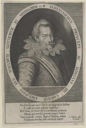 Bildnis des Carolvs Adolphvs, Rex Svecorvm