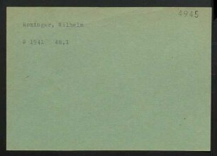Rominger, Wilhelm