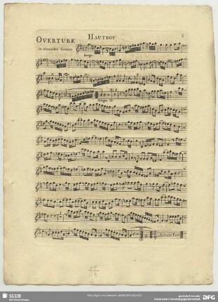 Alessandro Severo, HWV A13 <Ouvertüre>