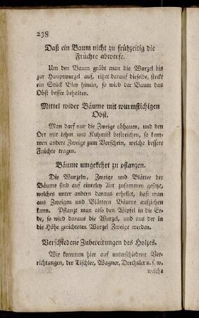 Verschiedene Zubereitungen des Holzes. - Beitze zum Holz.