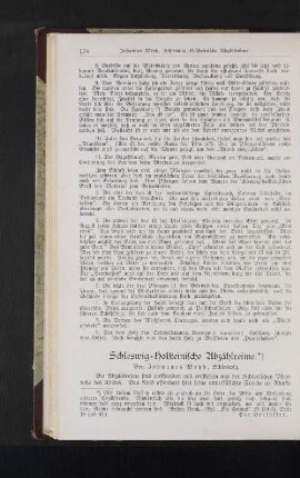 Schleswig=Holsteinische Abzählreime. *)