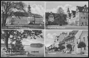 Wermsdorf. Altes Jagdschloss, Schloss Hubertusburg und Horstsee