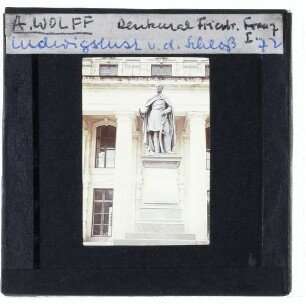Ludwigslust, Wolff, Denkmal Friedrich Franz I.
