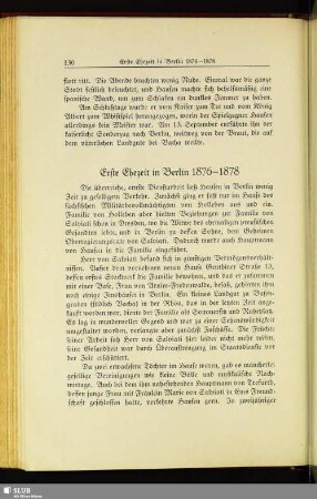 Erste Ehezeit in Berlin 1876–1878