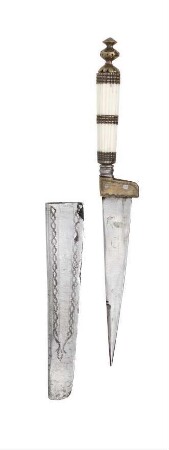 Dolchmesser mit Scheide, L.046 a-b