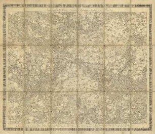 Topographische Carte Hundert Quadrat-Meilen um Berlin