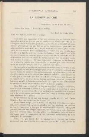 [Carta de Salvador Falla a Juan Fernández Ferraz]