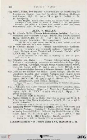 Albr. v. Haller (Nr. 635-642)