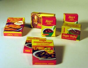 Maggi-Kaufmannsladen-Verpackungen