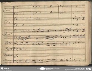 Einlage Aria (Joseph Schuster): "Agitata in cor mi sento"