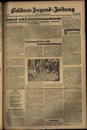 Zweite Ausgabe vom Donnerstag, den 21. Oktober 1937.