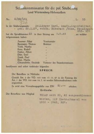 Dollinger, Karl