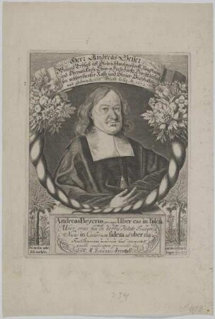 Bildnis des Andreas Beyerus