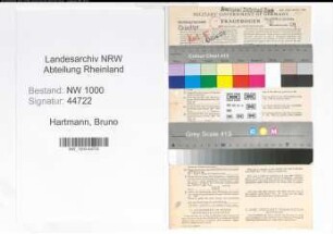 Entnazifizierung Bruno Hartmann, geb. 28.04.1899 (Wirtschaftstreuhänder)
