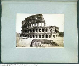 I Rome architectureDas Kolosseum, Ansicht von Norden - Rotes Album I (Architektur antik und modern)