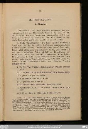 Zur Bibliographie