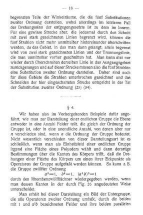 § 4. Darstellung endlicher Gruppen im Raum.