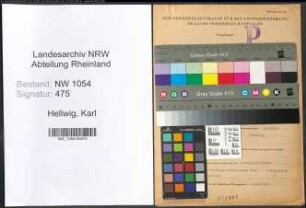 Entnazifizierung Karl Hellwig , geb. 19.07.1909 (Polizeibeamter)