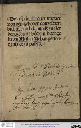 Opus tripartitum [German] Tr: Gabriel Biel
