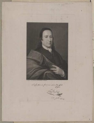 Bildnis des Nikolaus Ludwig von Zinzendorf