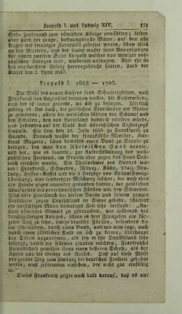Leopold I. 1658 - 1705