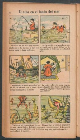 El niño en el fondo del mar - [Cómic]