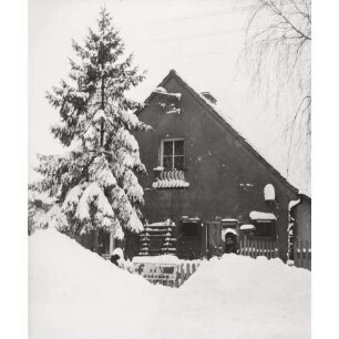 Fotografie von Ursula Raschkes Wohnhaus an der Frankfurter Straße