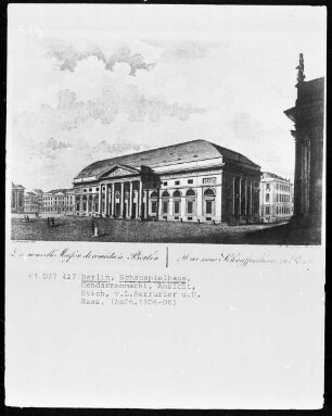 Berlin, Schauspielhaus, Gendarmenmarkt, Ansicht