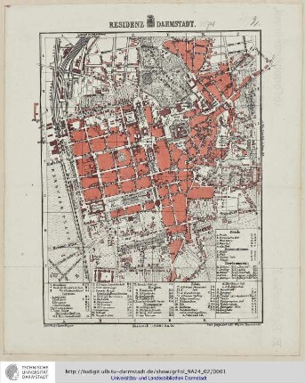 Residenz Darmstadt / gezeichn. von Heinr. Wagner