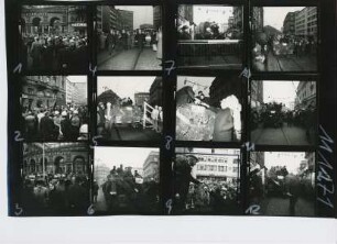 Stadtbahn Frankfurt - Baulos 26 - Theaterplatz - Richtfest, 1971