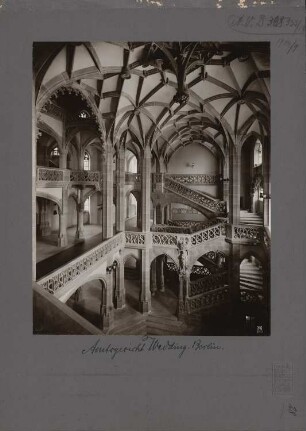 Amtsgericht, Berlin-Wedding: Treppenhalle