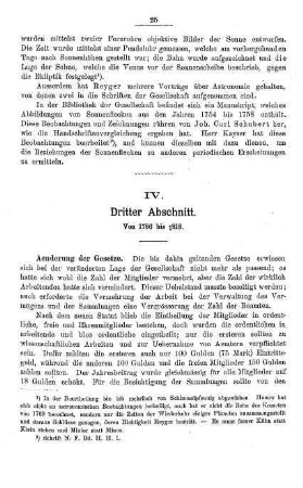 IV. Dritter Abschnitt, 1786-1818