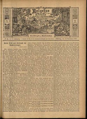 Ausgabe vom Sonntag, den 18. November 1906.