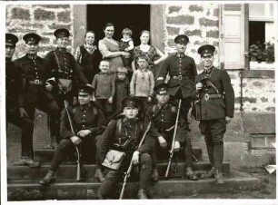 Große Polizeiübung im Bauland vom 16.9. - 18.9.1930 (die Karlsruher am hinteren Meßhof)