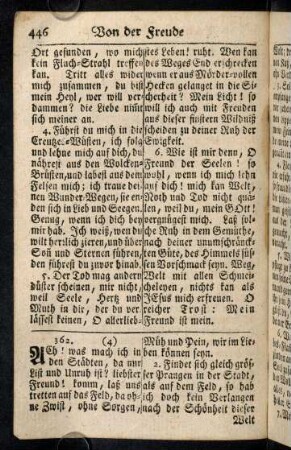 446-455, Von der Freude im heiligen Geist (§ 362 - 367)
