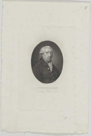Bildnis des v. Struensee