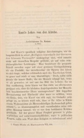 29-85 Kant's Lehre von der Kirche