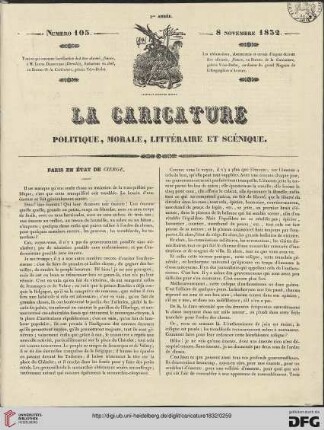 Numéro 105 (8 Novembre 1832)