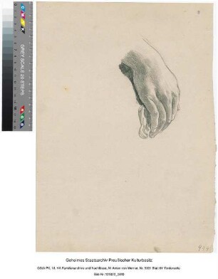 Hände ("Tod Kaiser Wilhelms I."). siehe auch Klassifikation 5.15