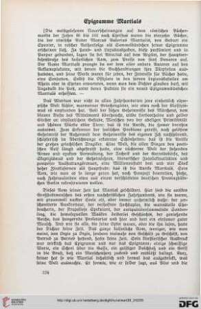 Epigramme Martials